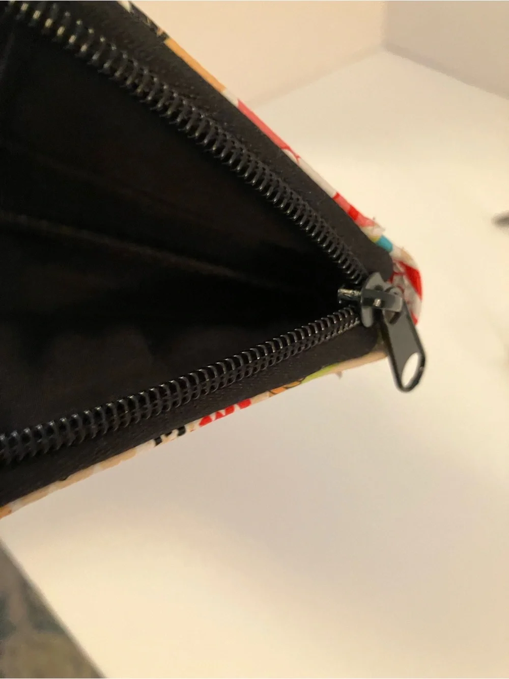 Disney Collage Zip Wallet - Black, Red, Cream, Blue